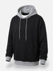 Tweekleurige Hoodie voor Heren met Trekkoord