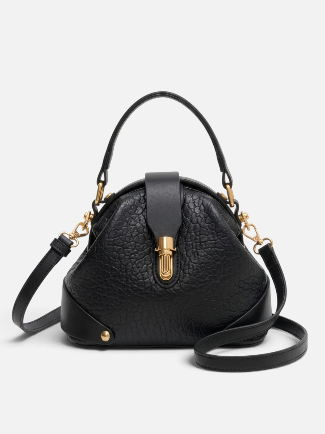 Tweekleurige Crossbody Tas voor Dames van Imitatieleer met Sluiting