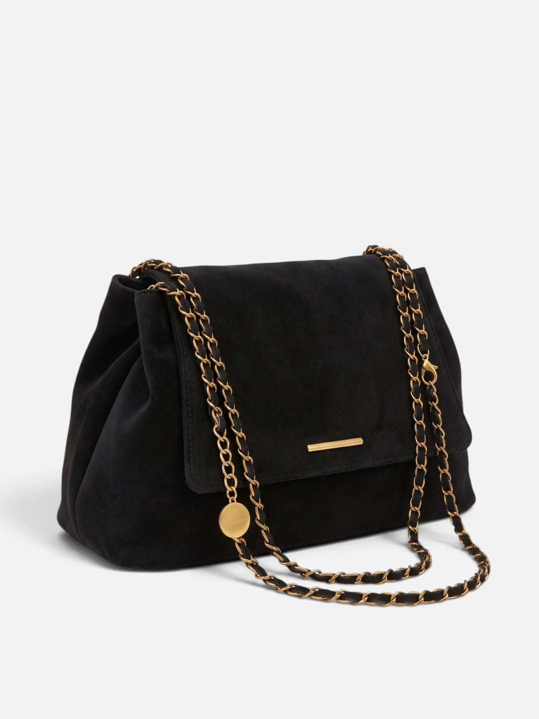 Imitatiesuède Schoudertas voor Dames met Ketting