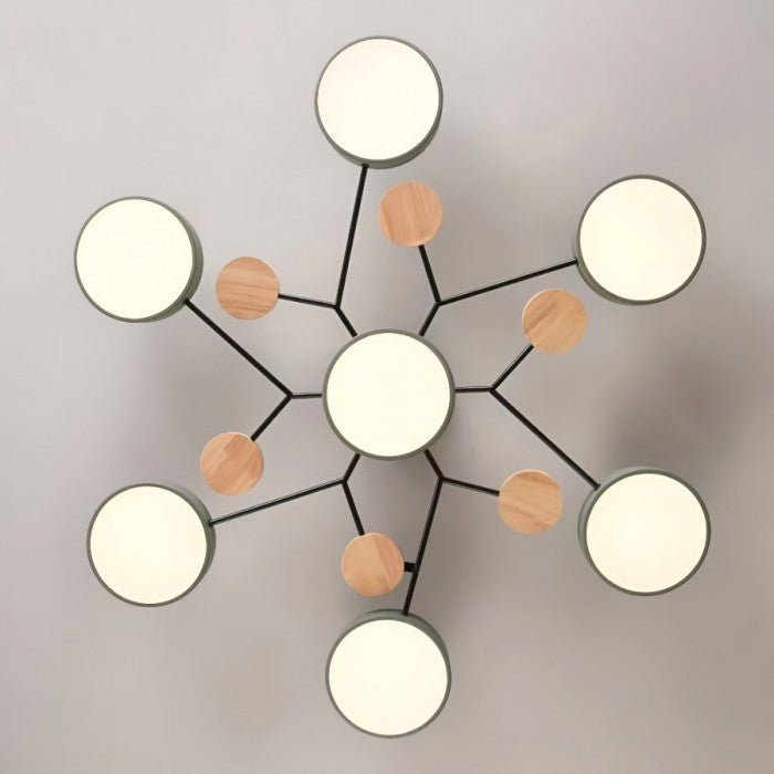 Scandinavische Plafondlamp – Vertakt Design, Elegant en Duurzaam met LED-technologie