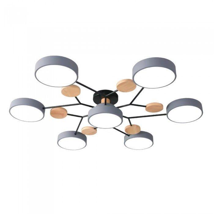 Scandinavische Plafondlamp – Vertakt Design, Elegant en Duurzaam met LED-technologie