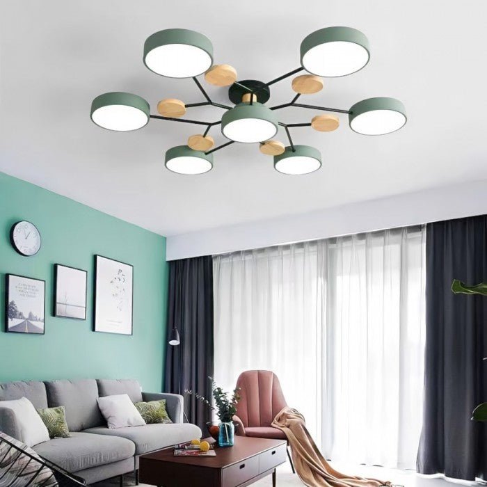 Scandinavische Plafondlamp – Vertakt Design, Elegant en Duurzaam met LED-technologie