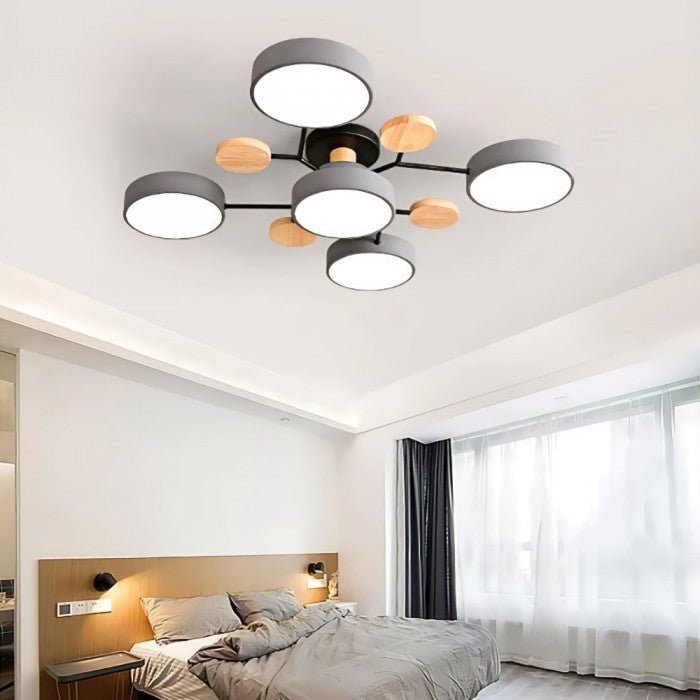 Scandinavische Plafondlamp – Vertakt Design, Elegant en Duurzaam met LED-technologie