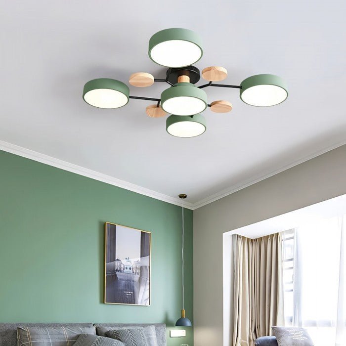 Scandinavische Plafondlamp – Vertakt Design, Elegant en Duurzaam met LED-technologie