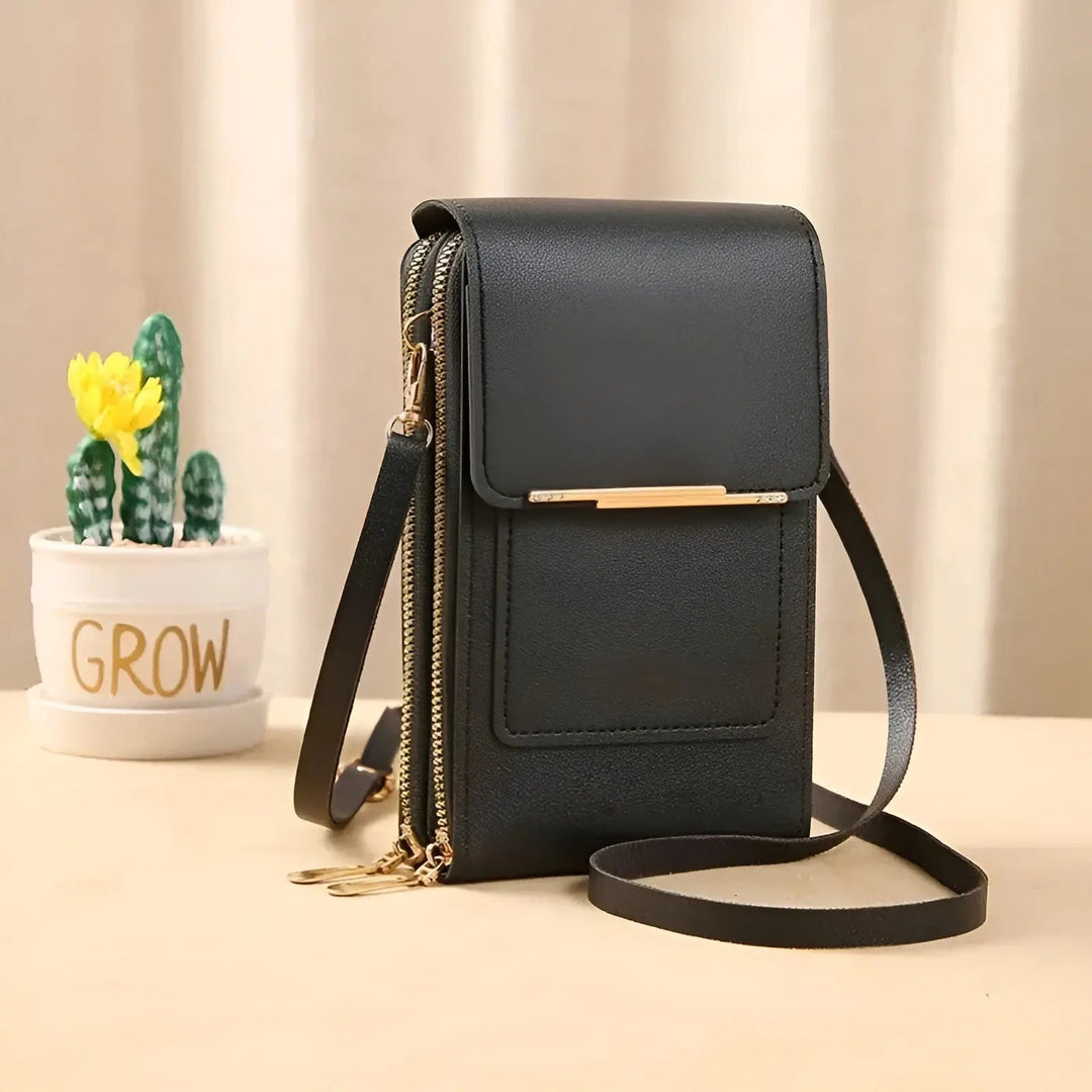 Trendy Leren Anti-Diefstal Dames Schoudertas - SecureStyle