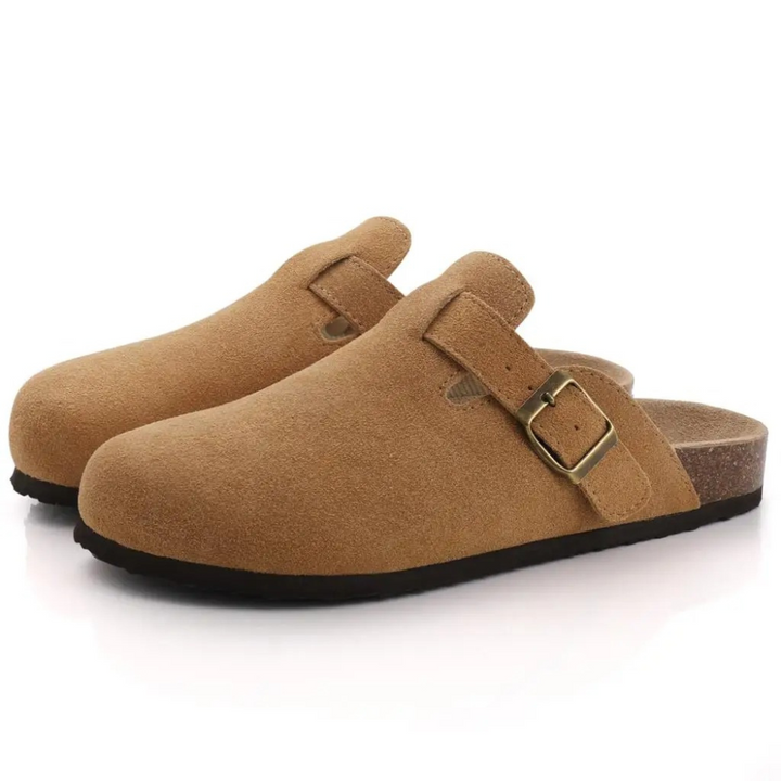 Orthopedisch Suède Kurk Slippers dames