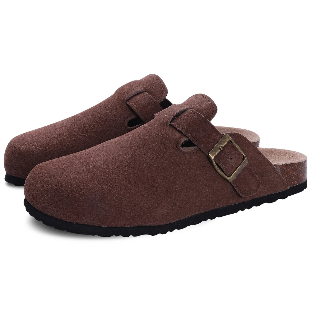Orthopedisch Suède Kurk Slippers dames