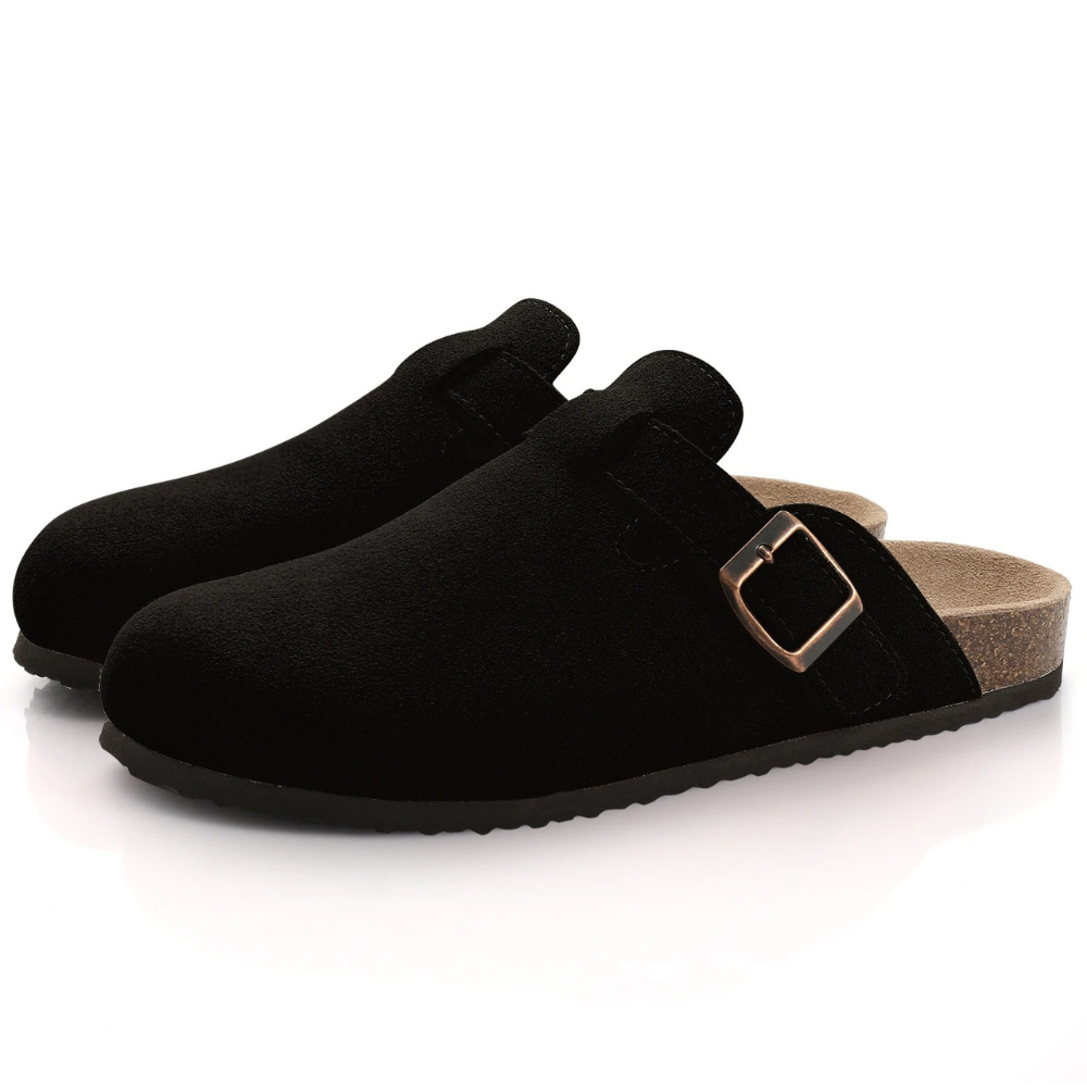 Orthopedisch Suède Kurk Slippers dames