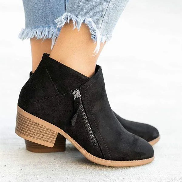 Orthopedische Leren Enkellaarzen - Comfort en Stijl voor Vrouwen