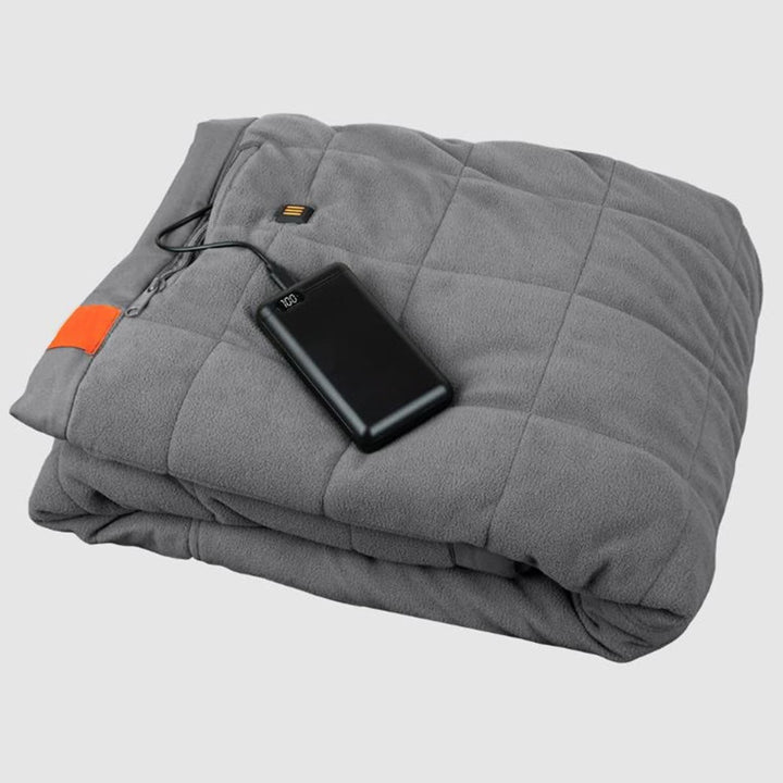 Verwarmde buitendeken met ingebouwde powerbank en 3 zones