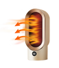 Draagbare ventilatorkachel 800 W met automatische uitschakeling