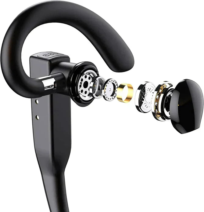 Trucker Dual Mic Bluetooth 5.1 Draadloze Koptelefoon met Ruisonderdrukking
