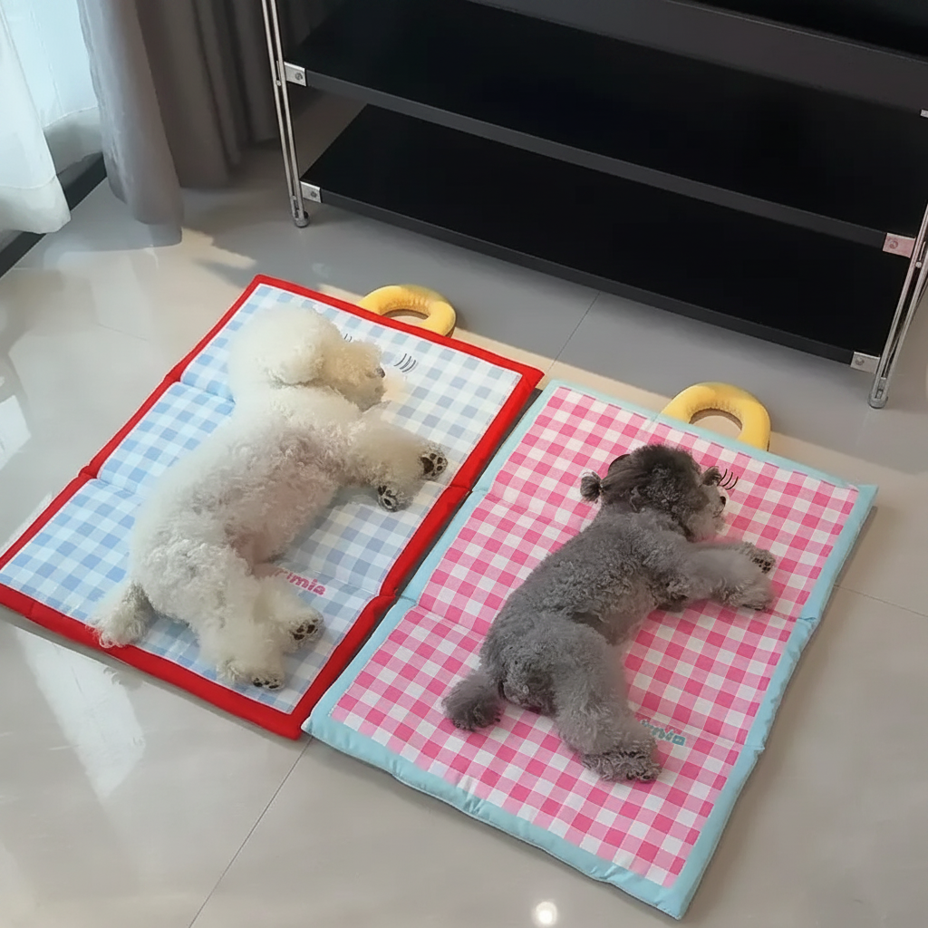 Koelmat voor honden en katten – draagbaar opvouwbaar ligkussen