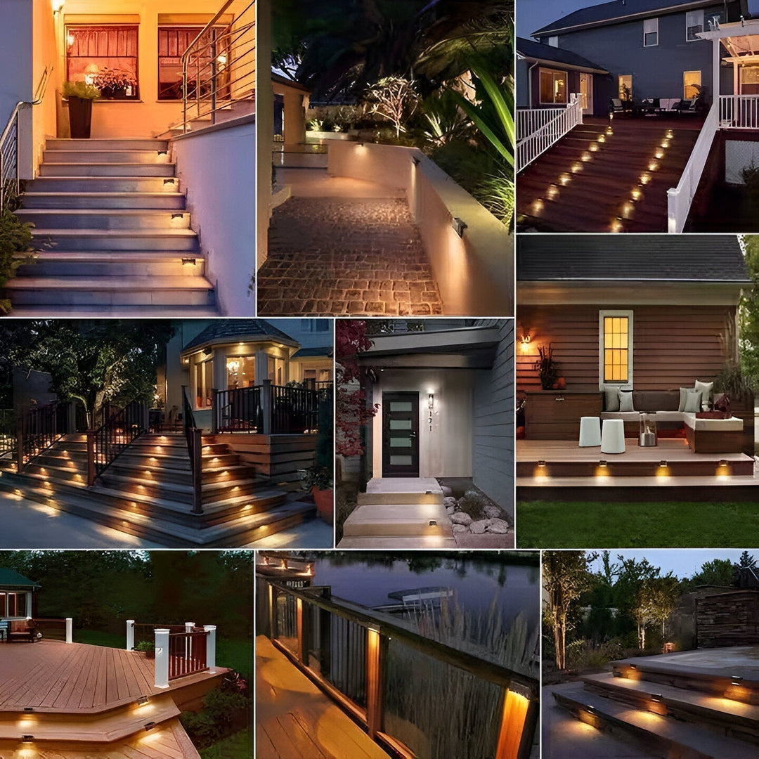 6+2 GRATIS | Solar Tuinlamp | Waterdichte LED Buitenverlichting | Warm Licht | Veilige en Sfeervolle Verlichting