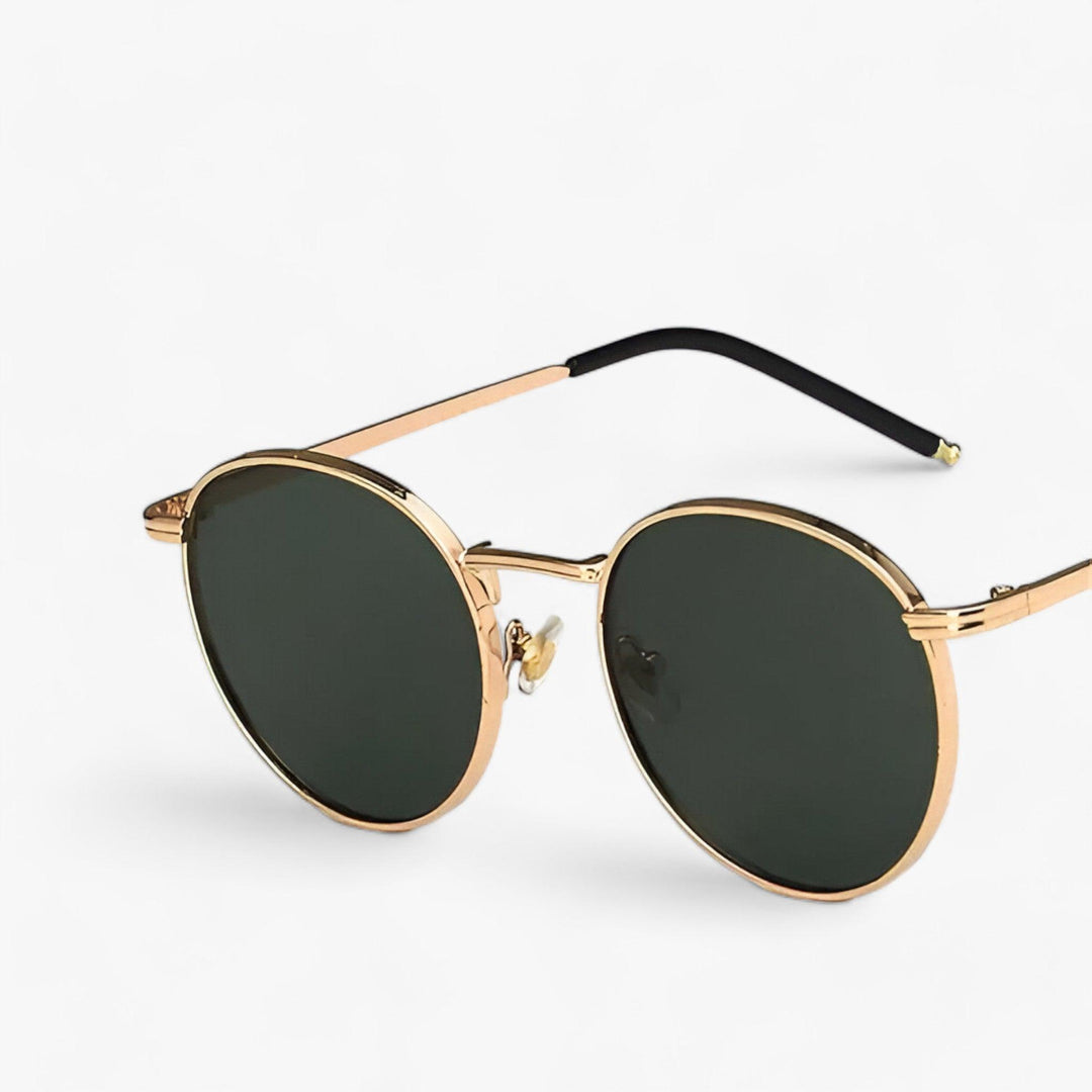 Unisex Design Zonnebril met Ronde Glazen – Nova
