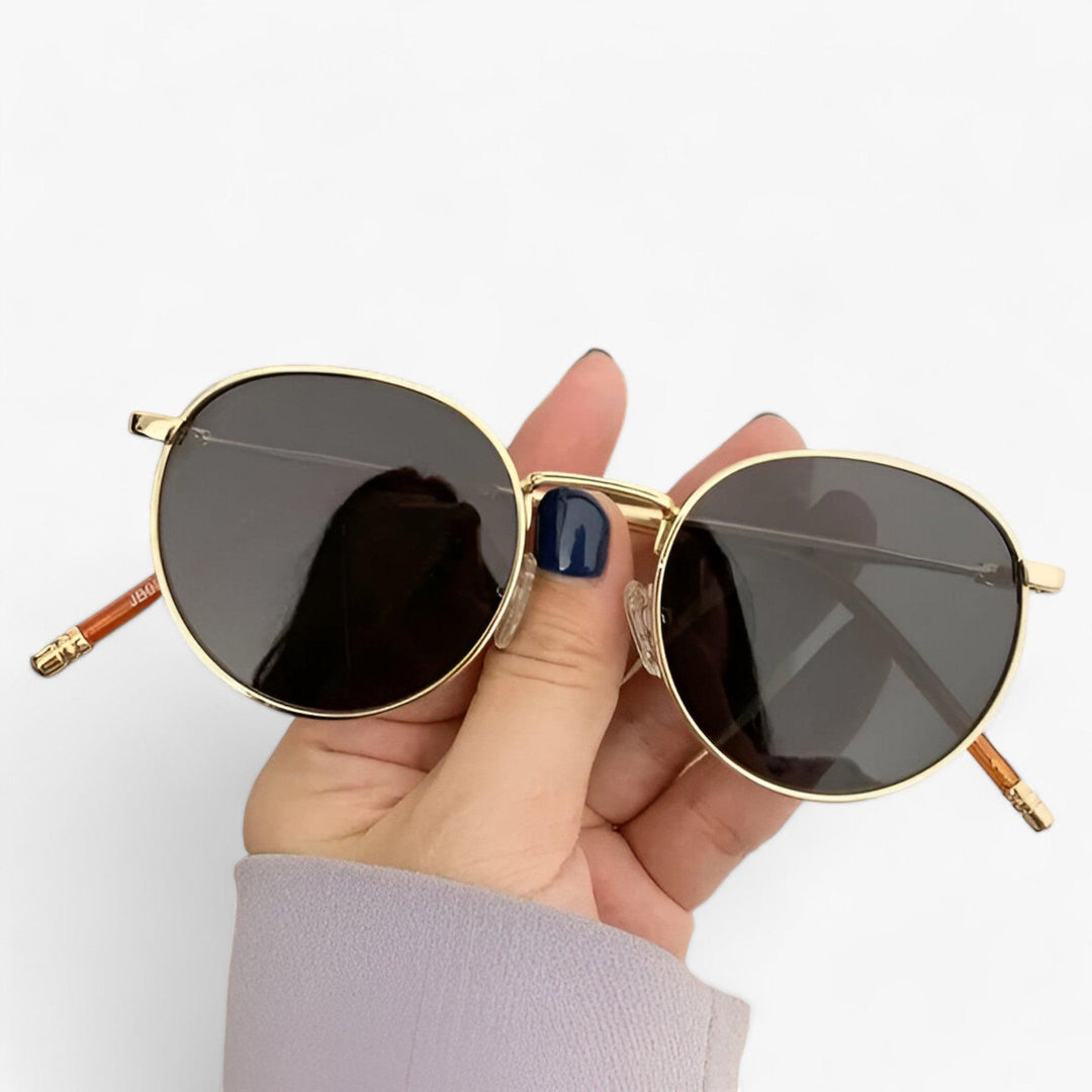 Unisex Design Zonnebril met Ronde Glazen – Nova