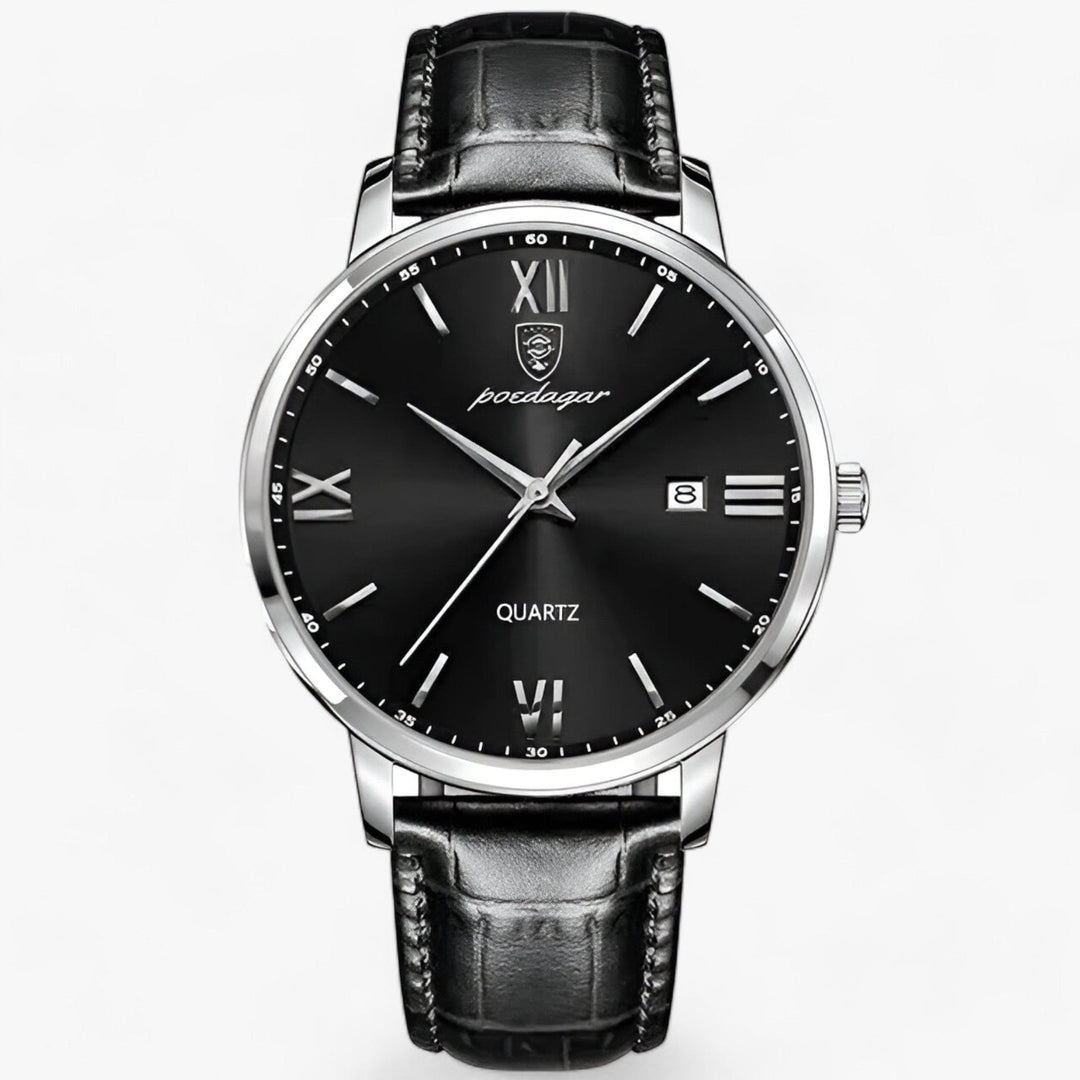 Luxe Herenhorloge met Leren Band – Adrien
