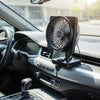 Draagbare voertuigventilator met USB-voeding en 360° draaibaar