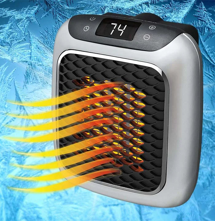 Draagbare ventilatorkachel 800 W met timer