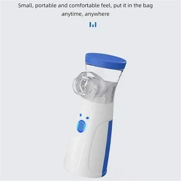 Draagbare mesh-inhalator voor volwassenen en kinderen – stille, oplaadbare inhalator via USB