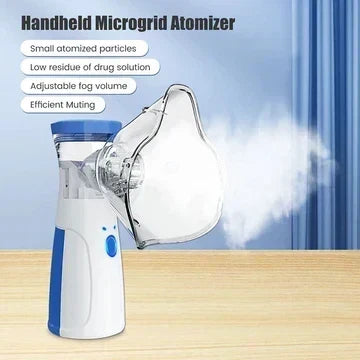 Draagbare mesh-inhalator voor volwassenen en kinderen – stille, oplaadbare inhalator via USB