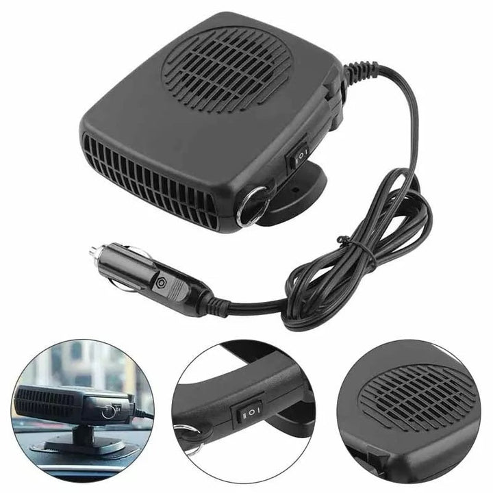 Draagbare autokachel 12V met antislip 360° voet