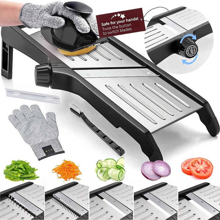Premium Voedselsnijder met Snijbestendige Handschoenen