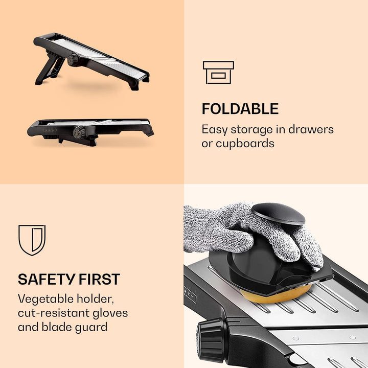 Premium Voedselsnijder met Snijbestendige Handschoenen
