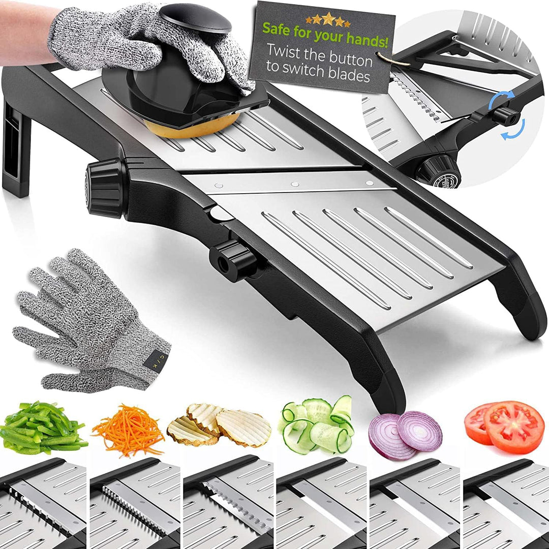 Premium Voedselsnijder met Snijbestendige Handschoenen