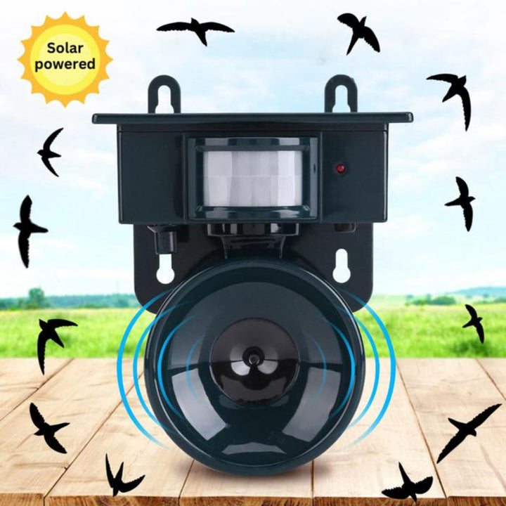 Vogelverjager voor de tuin, bewegingssensor ongediertebestrijding met sonische & ultrasone output