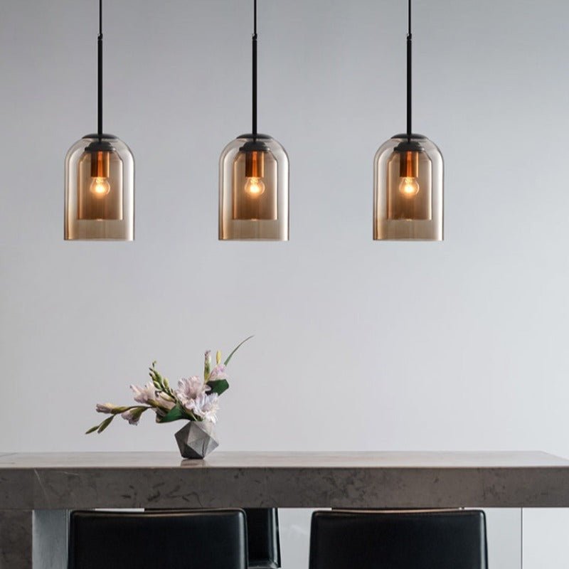 Stijlvolle hanglamp met dubbel glas - AuraGlas