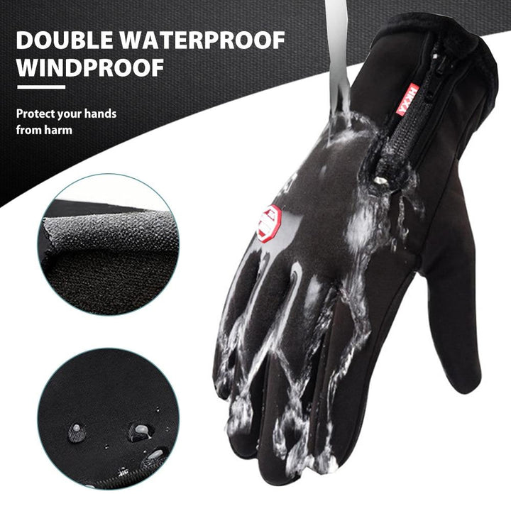 Unisex winterhandschoenen geïsoleerde thermische handschoenen met antislipgrip