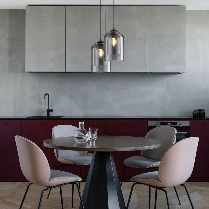 Stijlvolle hanglamp met dubbel glas - AuraGlas