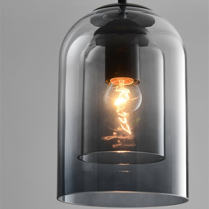 Stijlvolle hanglamp met dubbel glas - AuraGlas