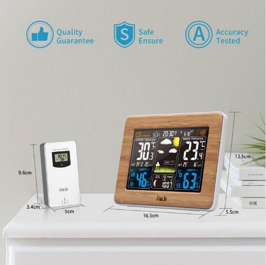Draadloos Premium Weerstation – Nauwkeurige Binnen- en Buitenmonitoring