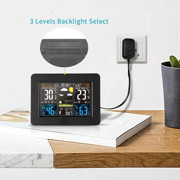Draadloos Premium Weerstation – Nauwkeurige Binnen- en Buitenmonitoring