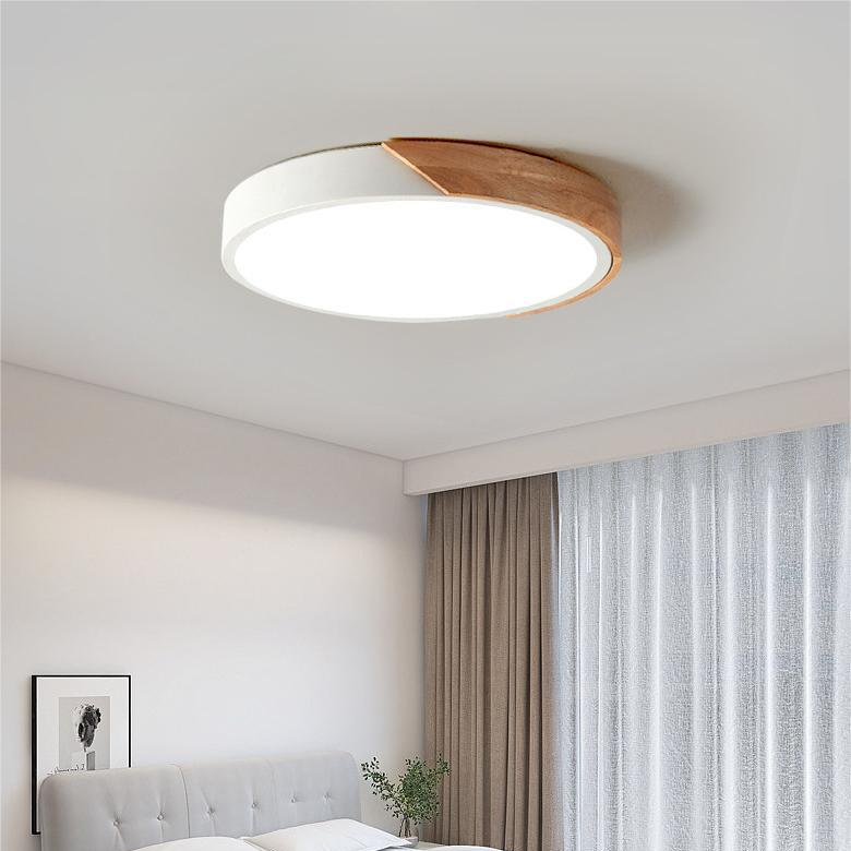Dunne ronde plafondlamp, modern minimalistisch licht voor je huis