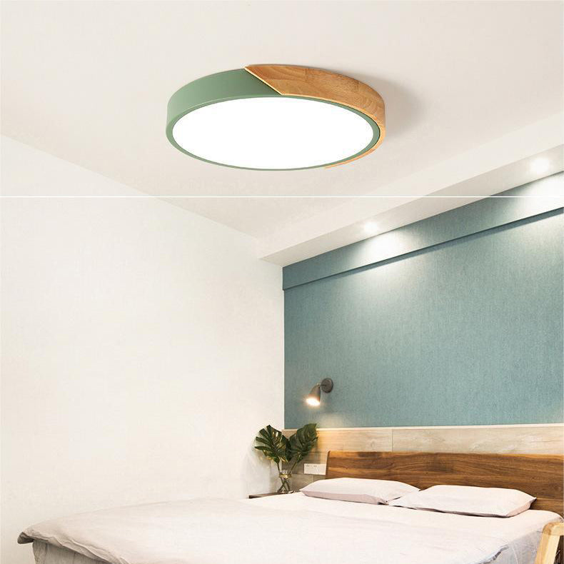 Dunne ronde plafondlamp, modern minimalistisch licht voor je huis