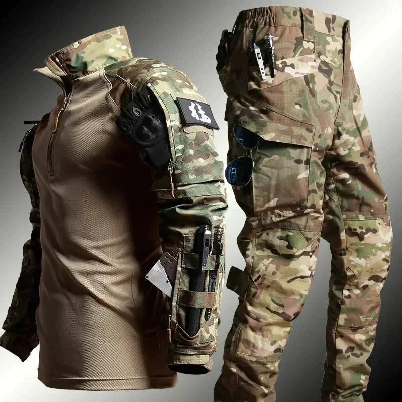 Tweedelige tactical leger uitrusting | Vissen | Paintball | Airsoft