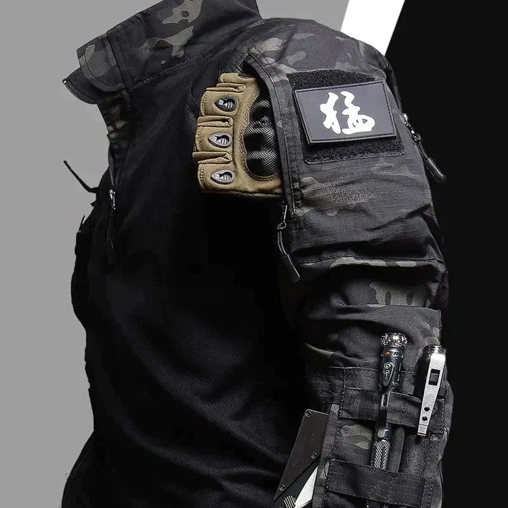 Tweedelige tactical leger uitrusting | Vissen | Paintball | Airsoft