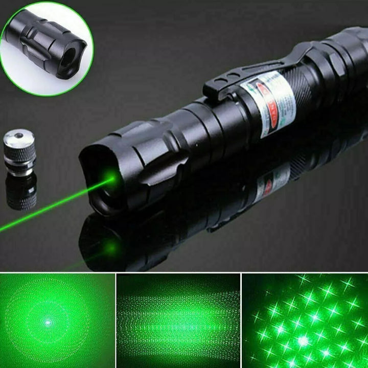 Oplaadbare groene laserpointer met lang bereik en hoge precisie