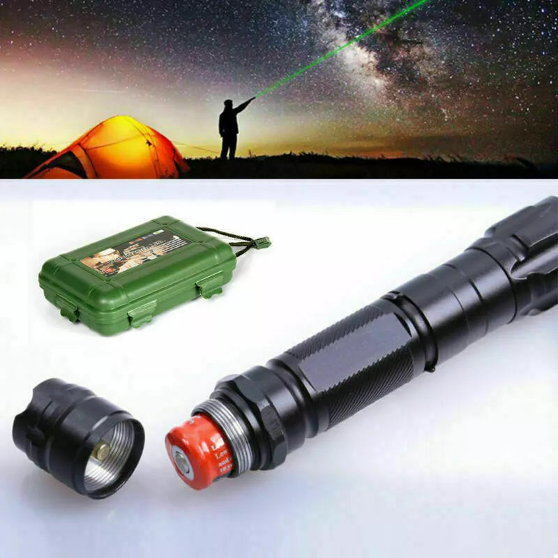 Oplaadbare groene laserpointer met lang bereik en hoge precisie