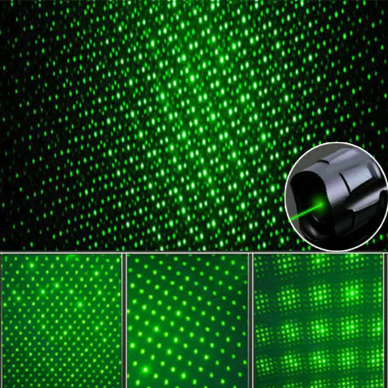 Oplaadbare groene laserpointer met lang bereik en hoge precisie