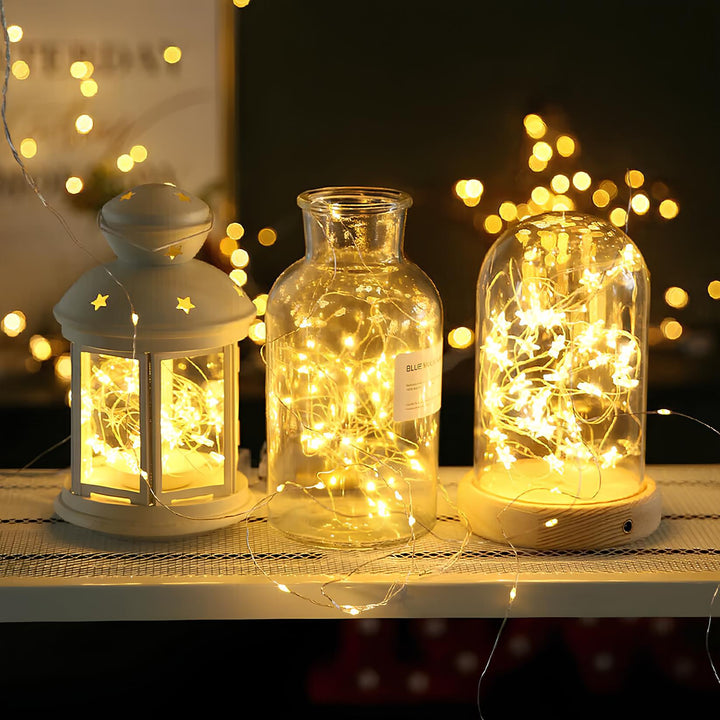 Solar-lichtsnoer voor buiten, weerbestendige LED voor tuin en evenementen