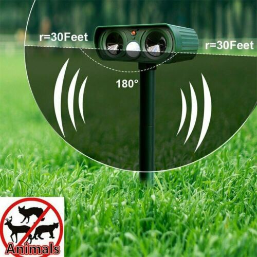 Ultrasone solar dierenverjager met bewegingsdetectie voor in de tuin