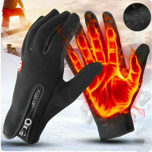 Verwarmde handschoenen winddicht voor buiten, thermische kleding