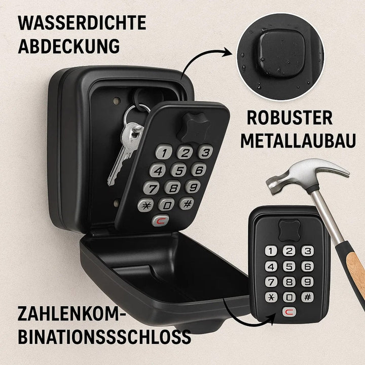 Buitensleutelkluis | Sleutelkastje met Code | SafeHaus