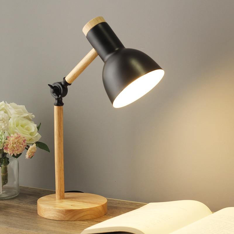 Scandinavische Houten Tafellamp | Minimalistisch Design