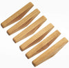 Minimalistische houten wandhaken voor thuis – set van 6