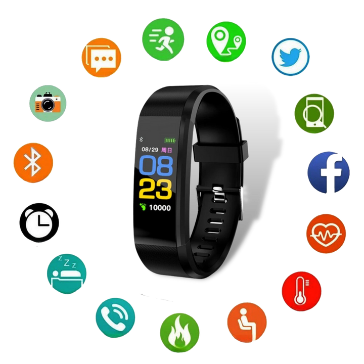 Gezondheidstracker-smartwatch voor senioren met groot display